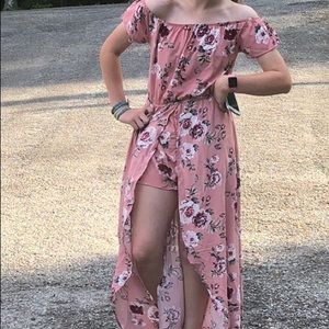 Off should hi low dress